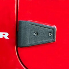 Set 8 aplice NEGRE metalice pt. balamale usi pt. 07-15 Jeep Wrangler Unlimited - 4 Usi, JK - Rugged Ridge -