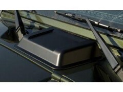 Deflector grila aerisire capota, NEAGRA, pt. Jeep 1998-2017 Jeep Wrangler & Wrangler Unlimited TJ, JK - Rugged Ridge -