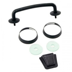 Set 4 elemente Negre pentru capota, pt. 07-17 Jeep Wrangler & Wrangler Unlimited JK - Rugged Ridge -