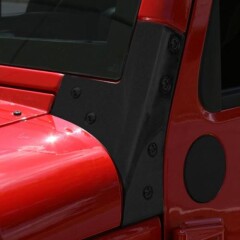 SET Aplice NEGRE balamale stalp parbriz pt. 07-15 Jeep Wrangler & Wrangler Unlimited JK - RUGGED RIDGE -