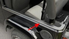 Protectii margine bena pt. 97-06 Jeep Wrangler TJ - Rugged Ridge -