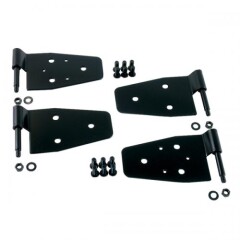 SET Balamale Usi NEGREpt. 87-06 Jeep Wrangler YJ, Wrangler & Wrangler Unlimited TJ  - RUGGED RIDGE -