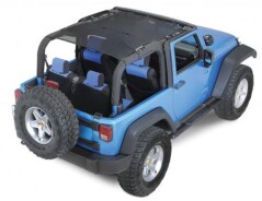 Bikini Top: ECLIPSE SUN SHADE pt. locuri fata si spate, pt. 07-18 Jeep Wrangler JK 2 Usi - Rugged Ridge -