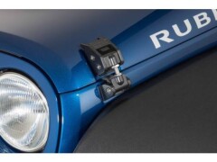 Set inchideri capota Aluminiu NEGRU TEXTURAT pt. 07-17 Jeep Wrangler & Wrangler Unlimited JK - Rugged Ridge -