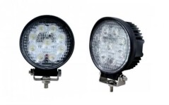 SET 2 Proiectoare LED Rotunde 4 inch - 27W, 2150 lumeni, SPOT Beam 30 grade sau FLOOD Beam 60 grade
