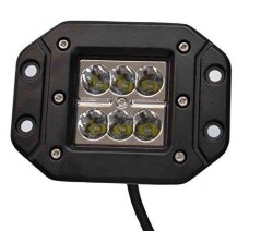Proiector LED Rectangular incastrabil 4 inch - 18W, 1320 Lumeni, SPOT Beam 30 grade