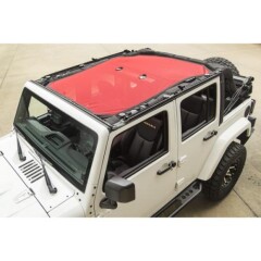 Bikini Top: ECLIPSE SUN SHADE - ROSU pt. locuri fata si spate, pt. 07-18 Jeep Wrangler & Wrangler Unlimited JK 4 Usi- Rugged Ridge -