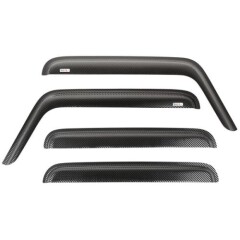 Deflectoare vant, Carbon Fiber Finish; 07-18 Wrangler JK, 4 Door