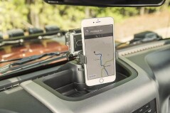 Multi Mount Suport Tel. / GPS , camera Web si Tavita pe consola de bord, pt. 2011-2018 Jeep Wrangler & Wrangler Unlimited JK - Rugged Ridge -