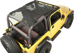 Bikini Top: ECLIPSE SUN SHADE pt. 1997-2006 Jeep Wrangler TJ - Rugged Ridge -
