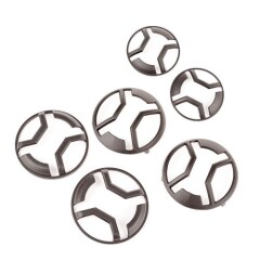 SET 6 Grile protectie Semnale Frontale, Laterale si Proiectoare Ceata - ELITE - Negru Texturat pt. 2007-2018 Jeep Wrangler JK si Unlimited