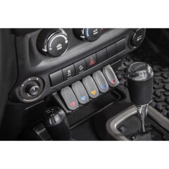 Panou pt. Comutatori Suplimentar Consola Centrala, pt. 2011-2018 Jeep Wrangler & Wrangler Unlimited JK