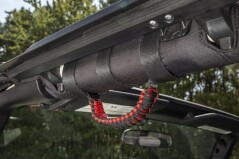 Manere PARACORD Rosu cu Negru pt. 55+ Jeep  CJ and Wranglers all models