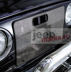 Plasa Inox protectie radiator, Inox, 97-06 Jeep Wrangler TJ / LJ