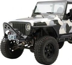 Bara Fata Smittybilt XRC Stinger NEAGRA pt. 87-06 Jeep Wrangler YJ, TJ & Unlimited