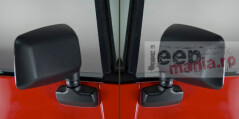 Door Mirror Kit, Black, 87-95 Jeep Wrangler YJ