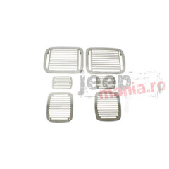 Stone Guard Set, Billet-Style, 87-95 Wrangler YJ