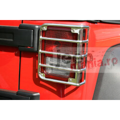 Tail Light Euro Guards, 07-17 Jeep Wrangler JK