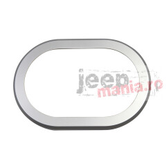 Shifter Bezel Trim Silver Manual 07-10 Wrangler