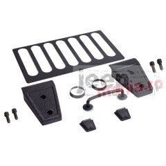 Hood Dress Up Kit, Black, 13-17 Wrangler