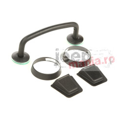 Windshield Tie Down Kit, Black, 13-17 Wrangler