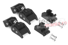 Hood Catches, Black Aluminum, 97-06 Jeep Wrangler