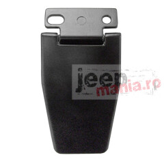 Liftgate Hinge, Black, Left, 97-06 Jeep Wrangler
