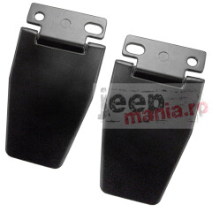 Liftgate Hinge Kit, Black, 97-06 Jeep Wrangler