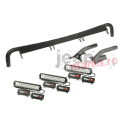 Windshield Light Bar Kit; 97-06 Wrangler TJ