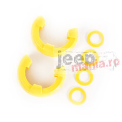 D-Ring Isolator Kit, Yellow Pair, 3/4-Inch
