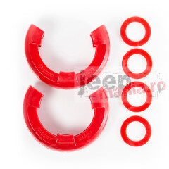 D-Ring Isolator Kit, Red Pair, 7/8-Inch