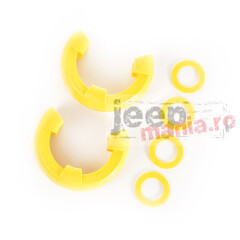 D-Ring Isolator Kit, Yellow Pair, 7/8-Inch