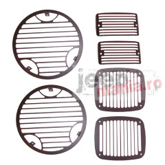 Stone Guard Set, Billet, 97-06 Jeep Wrangler