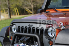 Bug Deflector, Matte Black, 07-17 Jeep Wrangler