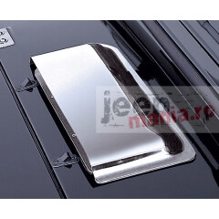 Molded Air Scoop, Chrome, 87-95 Jeep Wrangler YJ