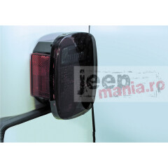 Tail Light Covers, Smoke, 76-06 Jeep CJ & Wrangler