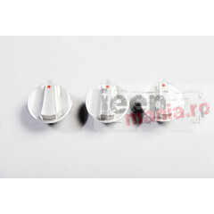 Alum Climate Control Knob Set Red 07-10JK