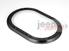 Billet Alum Shifter Bezel Blk Manual 07-10 Wrangle