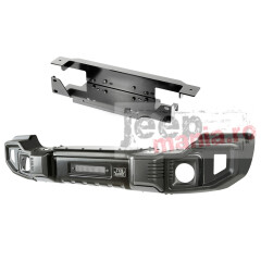 SPARTACUS by Rugged Ridge™ - Set Bara Fata cu Suport Troliu pt. 07-18 Jeep Wrangler & Wrangler Unlimited JK