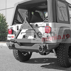 Tire Carrier, XHD Rear Bumper, 76-06 CJ & Wrangler