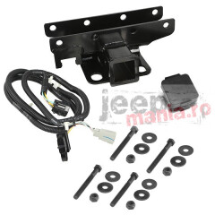 Receiver Hitch Kit, Jeep Logo, 07-17 Wrangler