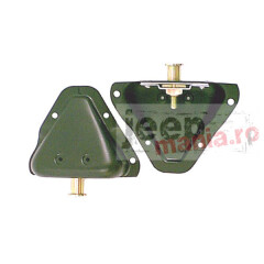 Door Latch Pin&Bracket Rt-Side 81-95 CJ&Wrangler