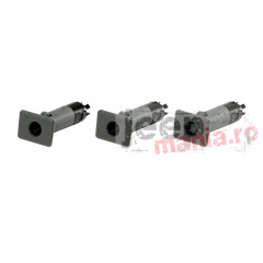 Half Door Insert Set, Gray, 87-06 Jeep Wrangler