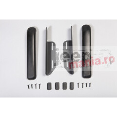 Full Door Arm Rests, Black, 97-06 Jeep Wrangler