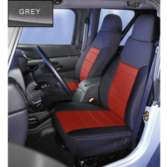 Neoprene Front Seat Covers, 03-06 Wrangler TJ