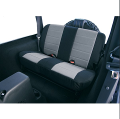 Fabric Rear Seat Covers, 97-02 Jeep Wrangler TJ
