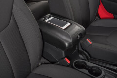 Console Cover W/ Phone Holder, Black; 11-18 JK