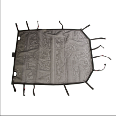 Eclipse Sun Shade, Black, Full Wrangler Unlimited JLU 2018+, 4 Door