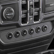 UNITATE 6 COMENZI ILUMINARE AUXILIARE, PT. 2018+ JEEP WRANGLERS JL/JLU & GLADIATOR JT