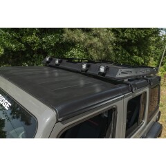 Porbagaj cu sistem de prindere pt. HardTop - Roof Rack with basket pt. JEEP WRANGLER UNLIMITED 2018-2028 JLU 4 usi